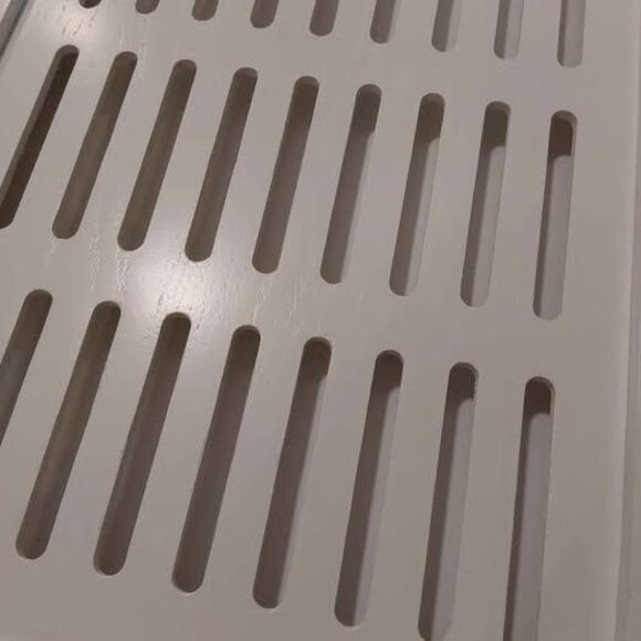 THE REFINED FELINE Litter Catch for The Refined Litter Box White, Solid Wood - Picture 8 of 10